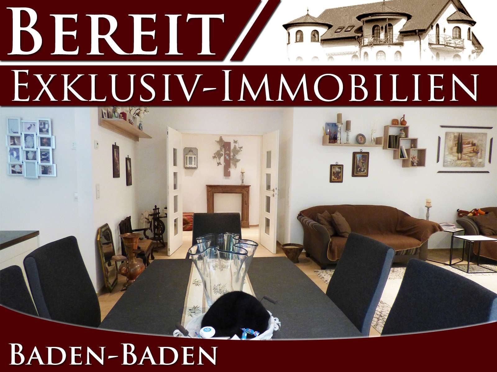 Neuwertige Eigentumswohnung mit Garten und TG — Wohnzimmer