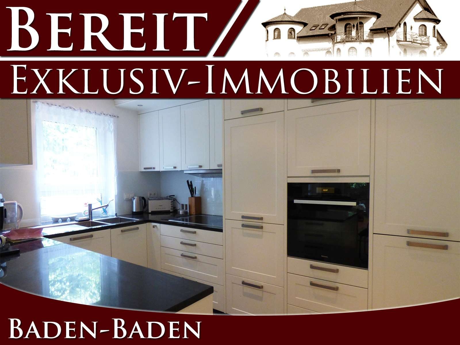 Neuwertige Eigentumswohnung mit Garten und TG — Küche