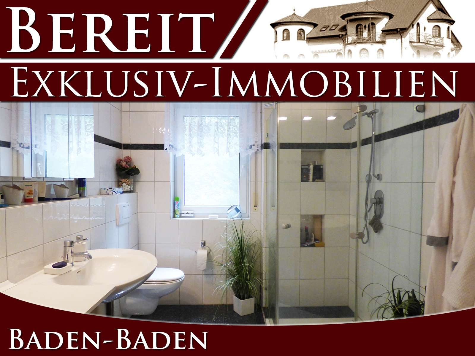 Neuwertige Eigentumswohnung mit Garten und TG — Badezimmer