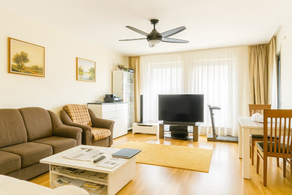 Vermietete Eigentumswohnung mit Loggia und TG-Stellplatz — Wohnzimmer