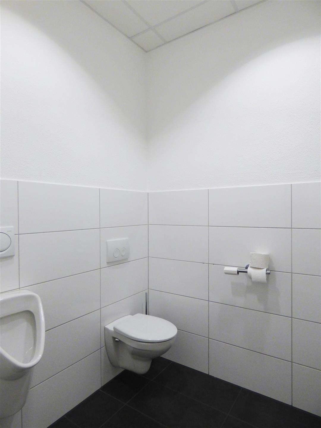 Neuwertiges Bürogebäude mit Halle — WC-Herren